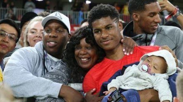 Claire Rashford's family.